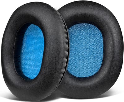 Dailygoods - SOULWIT vervangende oorkussens voor Sennheiser HD6 Mix/HD7 DJ/HD8 DJ-koptelefoon, oorkussens met zachter eiwitleer, geluidsisolerend schuim met hoge dichtheid