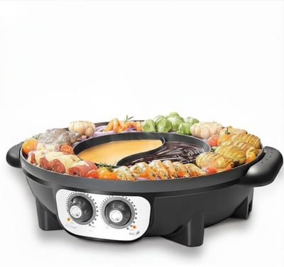SP® Hotpot - 2.5L Capaciteit - Hotpot Electrisch - Hotpot Pan - Zwart - 10cm x 30cm x 10cm