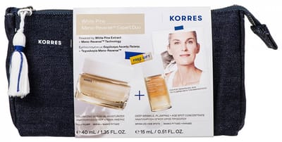 Korres Witte den Volumiserend Serum-Crème 40 ml + Anti-Rimpel & Anti-Vlek Concentraat 15 ml Gratis