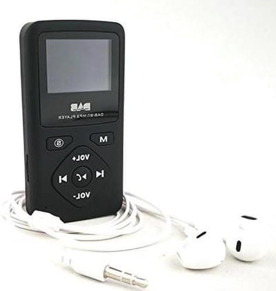 Digitale Radio - Draagbare Radio - Muziek Luisteren - Lichtgewicht Pocketformaat - 8 x 4.5 x 1.5 cm - Zwart