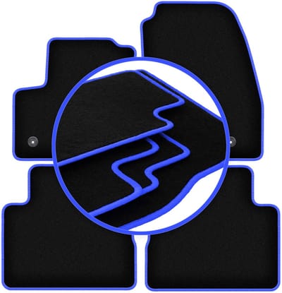 CARLUX-BLUE automatten voor: Ford C-MAX MK2 minivan (2015-2019)