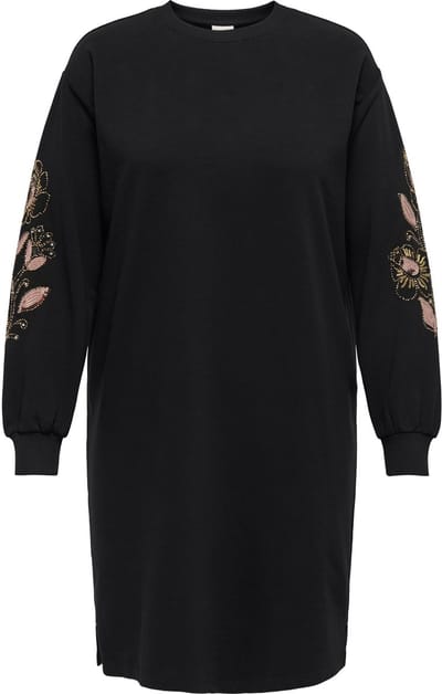 ONLY Carmakoma Sweatjurk CARTERESA Korte jurk