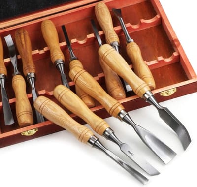 Houtsnijgereedschap Set - Houtsnijbeitels - Houtbewerking - 12 Delig - Met Koffer - Niet gespecificeerd