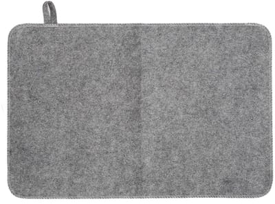 Dailygoods- Saunakussen met sterke waterabsorptie - Viltmateriaal - Ademend - Draagbaar met opknoping ring - Comfortabel - Geschikt voor sauna/bad - Saunamat