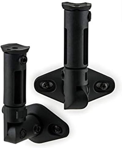 Luidsprekerbeugel - Speaker Mount - Ruimte Besparen - Volledige Bewegingsvrijheid - Max 5kg - Zwart