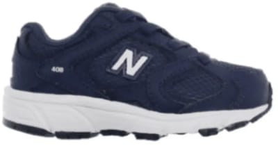 New balance 408 bungee lace in de kleur marine.