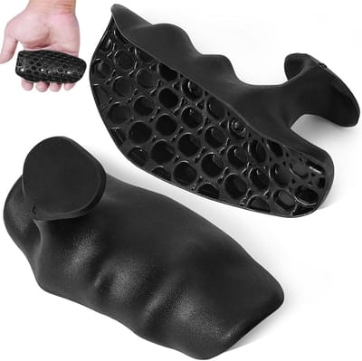 Fitness Grip Pads - Handbescherming Gym - Kracht Training - Ergonomisch Ontwerp - 30 g - Zwart
