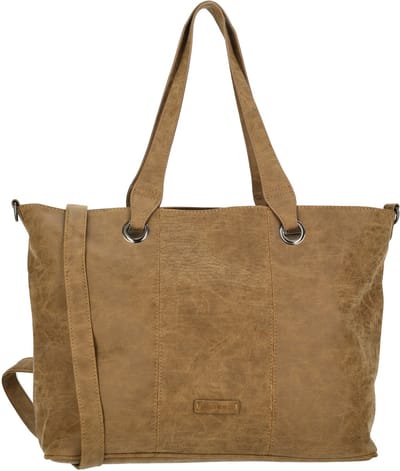 Enrico Benetti Josie Shopper met 15 inch Laptopvak - Laptoptas - Camel