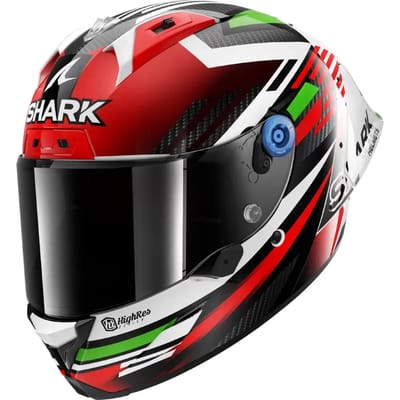 SHARK Aeron-GP FIM Racing #1 Firstlap Carbon Rood Groen DRG - Maat L - Helm