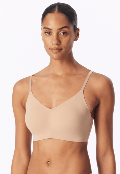Bustier van microvezelstof met uitneembare pads, kleur maple - Invisible Soft 36