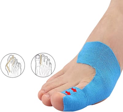 10 Stuks Tape tegen Hallux Valgus (Scheefstand Grote Teen) – Bunion Corrector & Teen Corrector, Pijnverlichting – Hypoallergeen & Latexvrij