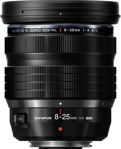 OM System 8-25mm F4 Pro M.Zuiko Digital Objectief