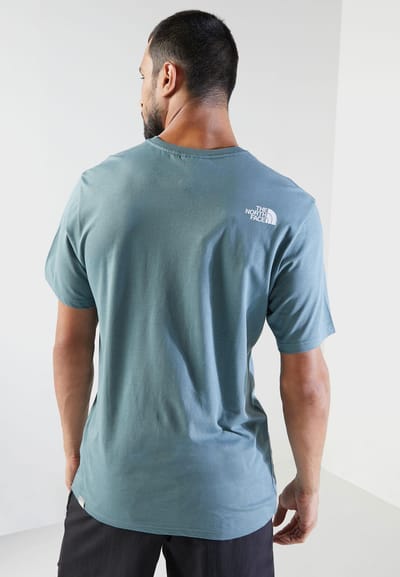 The North Face Heren T-shirt SS Easy Tee Stormblauw