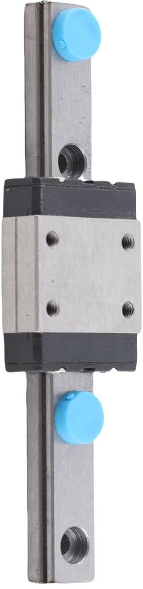 Dailygoods- Lineaire Glijrail 7 mm Breedte - Miniatuur Stalen Railgeleider - Glijblok 70 mm - Compact Ontwerp - Geschikt voor Mini Projecten - Lineaire Geleider