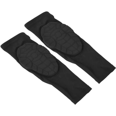 1 Paar Kinderen Jongeren Elastische Armbeschermers Elleboogbeschermers Beschermers Beschermende Uitrusting voor Sport Basketbal(S) black