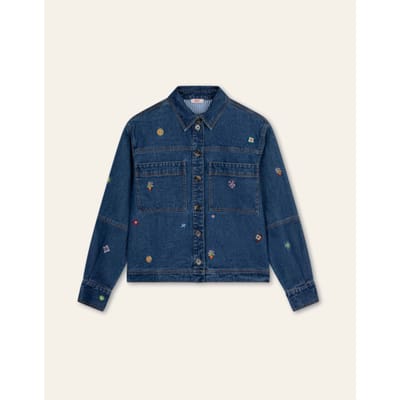 Oilily Bell Jacket- maat38 Blauw indigo