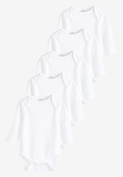 Next - Pasgeboren unisex - Set van 5 babyrompertjes met lange mouwen - Wit