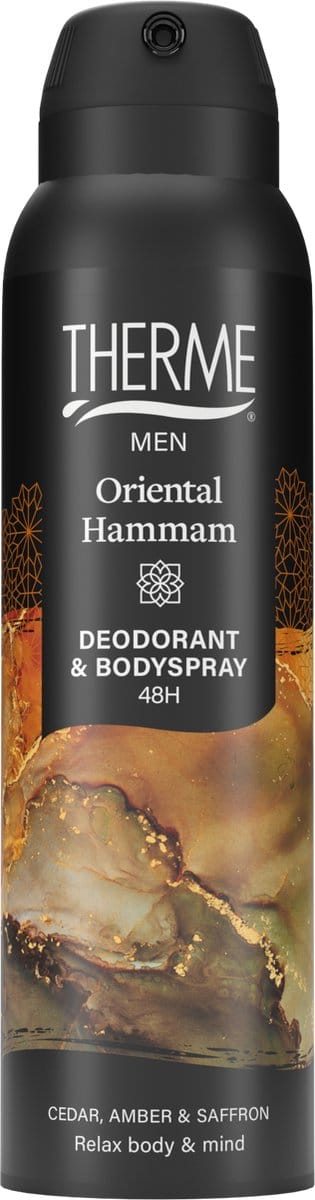 THERME MEN - Oriental Hammam Deodorant & Bodyspray - 6 * 150ml
