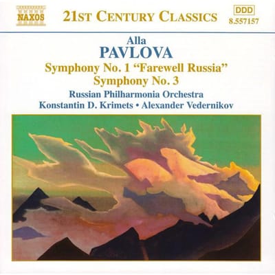 CD ALLA PAVLOVA - Symphonies 1 & 3 8557157 Naxos 2003 Europe Classique Occasion