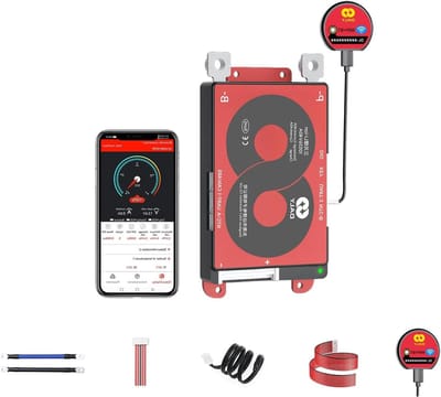 Smart BMS - Batterij Management Systeem - Accupack Beheer - Met WiFi en CAN - 36V 40A - Grijs
