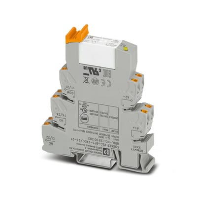 Phoenix Contact PLC-RPT- 24DC/21-21 Interfacerelais 24 V/DC 6 A 2x wisselcontact 10 stuk(s)