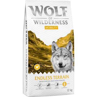 Wolf of Wilderness "Explore The Endless Terrain" Mobiliteit - graanvrij - Dubbelpak: 2 x 12 kg: Nieuw Recept