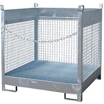 Stapelpallet voor vaten Bauer FSP-4 D, voor 4 x 200 l vaten, gegalvaniseerd