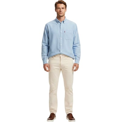 Levis Heren 502 Sky Denim 5-pocket tapered jeans (Lege pagina’s)