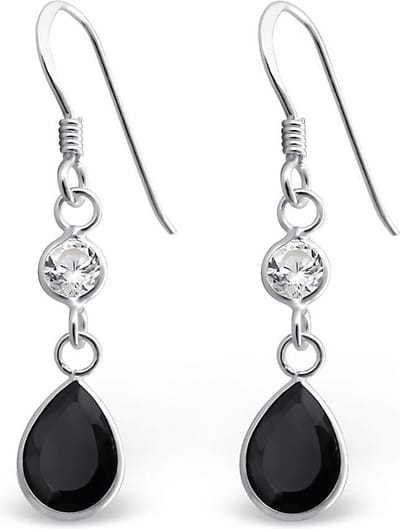 Montebello Oorbellen Ackelien - 925 Zilver E-coating - ∅7mm - 33mm