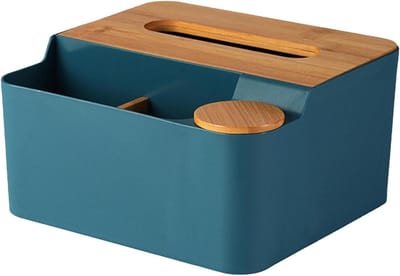 Tissue Box Houder - Papieren Handdoek Dispenser - Opgeruimd Huis - Met Interne Scheidingswanden