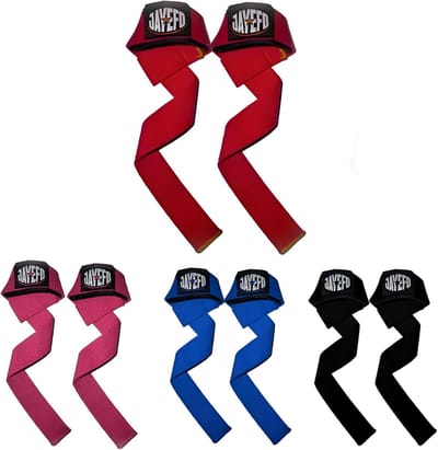 Gewichthefbanden voor Krachttraining - Padded Polssteun voor Deadlifts en Pull-ups