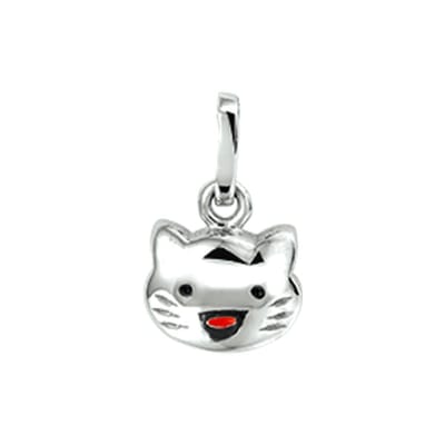 Poes Hanger van Gerhodineerd Zilver