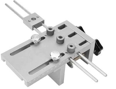 Houtbewerking Jig Systeem - Boor Gids Puncher - Meubelbouw DIY - 3-in-1 Positionering - 10-180mm Dikte