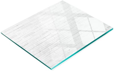 Gehard multifunctioneel decoratief glazen paneel, baksteenmotief, 60x52 cm