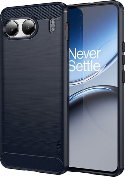 Coverup Hoesje - Geschikt voor OnePlus Nord 4 Hoesje - Coverup Armor Brushed TPU Back Cover - Blauw