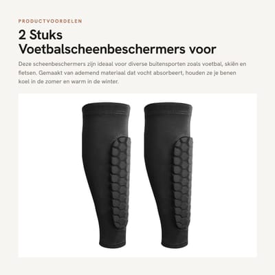 Dailygoods- Voetscheenbeschermers XL - 2 Stuks - Ademend Materiaal - Multisport - Zwart - Hoge Elasticiteit - Scheenbeschermers