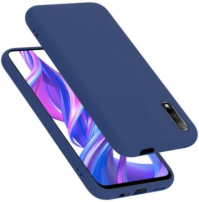 Cadorabo Hoesje geschikt voor Huawei Y9S in LIQUID BLAUW - Beschermhoes gemaakt van flexibel TPU silicone Case Cover