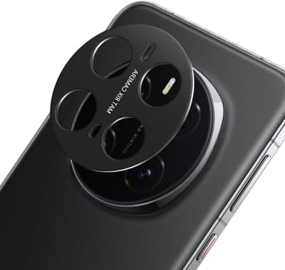 Camera Lens Beschermfolie en Metalen Aluminium Frame voor Honor Magic 7 Pro 5G, Schermbeschermer voor Camera en Lens, Zwart