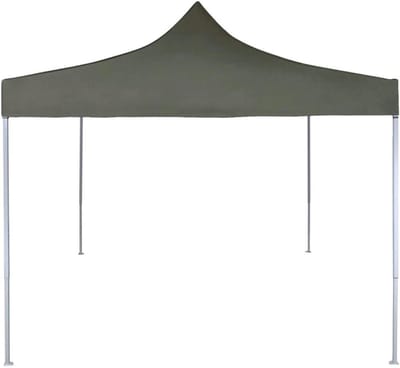 Partytent Opvouwbaar - Pop-up Tent Tuin - Outdoor Evenementen - Gecoat Oxford Dak - 2 x 2 m - Antraciet