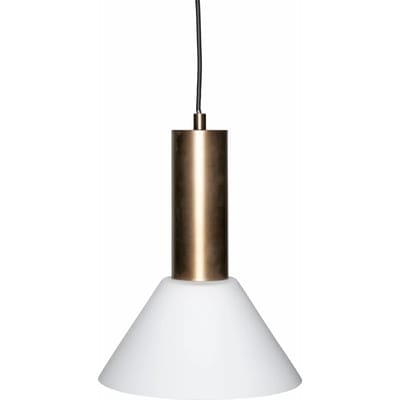 Hübsch hanglamp Contrast Burnished brass