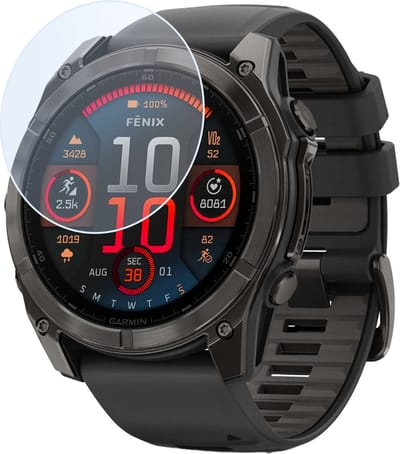 Screenprotector Geschikt voor Garmin Fenix 8 Solar (47 mm) Screenprotector Tempered Glass Gehard Glas