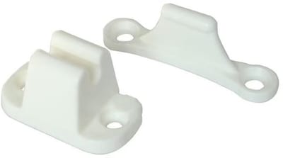 Dailygoods- Deurretainer T-vorm - Deurstoppers voor buiten - Waterdicht nylon - 2 stuks - Sterke zuigkracht - Geschikt voor campers - Deurstopper