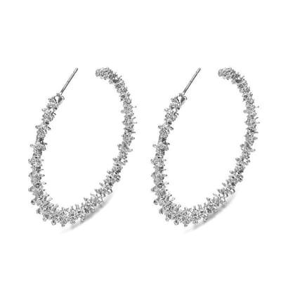 Lumici® | Open Glamour Earrings - Open Glamour Oorbellen - Ringen - Zomer - Geschenk - Zilver - Cadeau Voor Vrouwen - Moederdag Cadeau - Valentijn - Liefde - Verrassing - Goud & Zilver