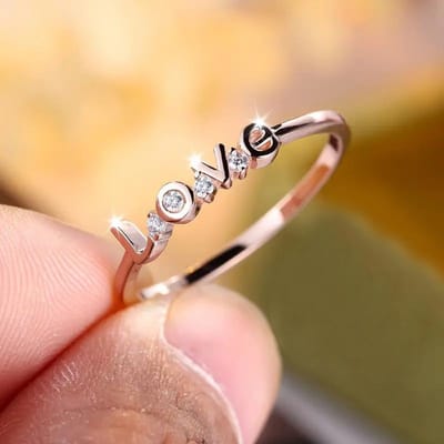 Sterling Liefde Vingerring Dames Verlovingssieraad Delicaat Glanzend Zirkonia Accessoires Valentijnsdag Cadeau 9