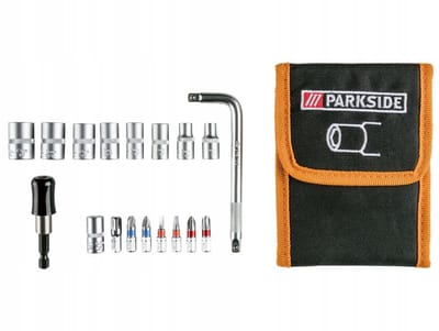 Parkside 18-delige Dop- en Bitset