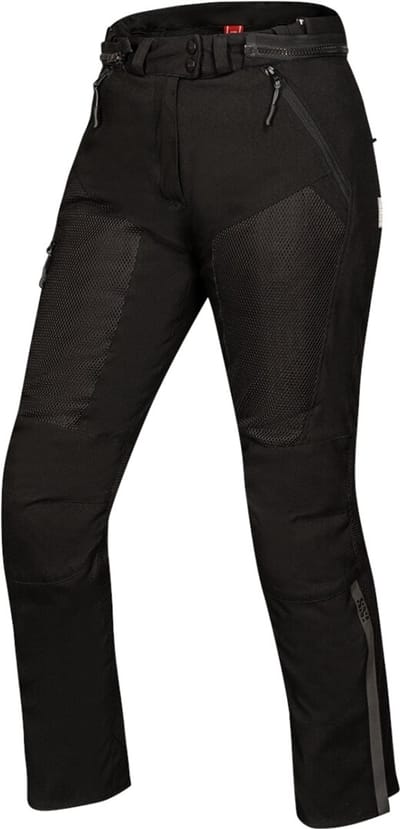 IXS Tourster-Big Air 1.0 Dames Zwart Textiele Motorbroek - Broek