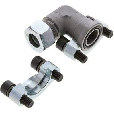 3/4'' SAE L-Flens 3000 psi Staal met 18L (M26x1.5) ISO 6162-1