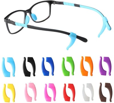 Dailygoods- Brilclip Antislip - 12 Paar Oorhaken - Siliconen - Zacht en Comfortabel - Lichtgewicht - Voor Brillen en Zonnebrillen - Brilhaken