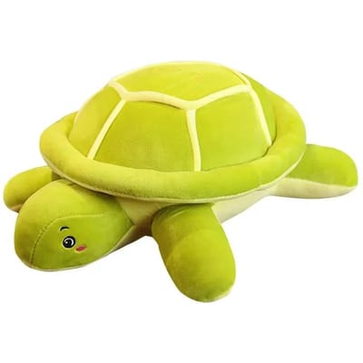 Groot Formaat 80cm Zeer Schattig Simulatie Dier Schildpad Knuffel Pluche Speelgoed Groen (Zee) Schildpad Pop Auto Bank Bed Slaap Vasthouden Kussen Cadeau 45cm