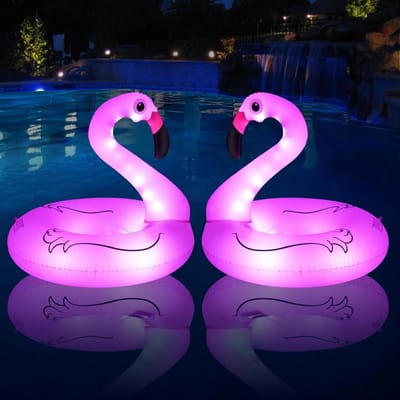 Opblaasbare Flamingo - Zwembad Float - Zomerse Ontspanning - Grote Afmetingen - 107 cm - Roze